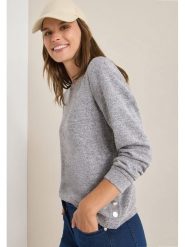 Cecil Sweter w kolorze szarym rozmiar: M. Szare swetry Cecil, m, z aplikacjami, bez ramiączek. Za 144.24 zł.