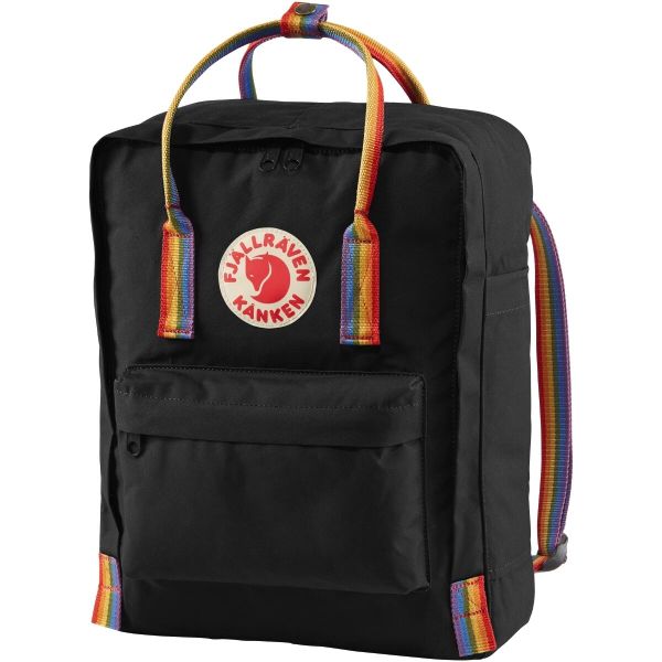 Plecak turystyczny Fjallraven Kanken Rainbow. Czarne plecaki Fjällräven, bez wzorów. Za 366.99 zł.