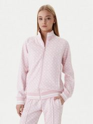 Guess Bluza V5YQ03 KB212 Różowy Regular Fit. Czerwone bluzy Guess, xl, z aplikacjami, z syntetyku, bez kaptura. Za 439.99 zł.