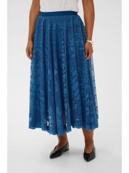Kaffe Spódnica w kolorze niebieskim rozmiar: L/XL. Niebieskie spódnice Kaffe, l, bez wzorów, z koronki, maxi. Za 104.99 zł.
