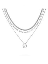 Tamaris Naszyjnik z zawieszką - dł. 50 cm rozmiar: onesize. Szare naszyjniki Tamaris, ze stali. Za 161.95 zł.