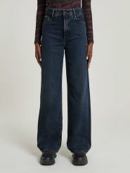 G-Star Dżinsy - Loose fit - w kolorze granatowym rozmiar: W29/L32. Niebieskie jeansy G-Star, l, z aplikacjami, z podwyższonym stanem. Za 184.89 zł.