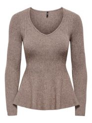 ONLY Sweter w kolorze beżowym rozmiar: XS. Brązowe swetry Only, xs, bez wzorów, bez ramiączek. Za 115.95 zł.