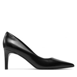 Szpilki Calvin Klein. Szare szpilki Calvin Klein, bez wzorów, bez obcasa, na szpilce, bez zapięcia. Za 649.99 zł.