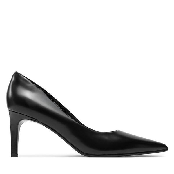 Szpilki Calvin Klein. Szare szpilki Calvin Klein, bez wzorów, bez obcasa, na szpilce, bez zapięcia. Za 649.99 zł.