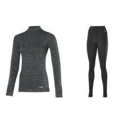 Zestaw Damskie spodnie/koszula termiczna Premium x 4. Czarne bielizna sportowa HEAT KEEPER, m, bez wzorów, z bawełny. Za 511.45 zł.