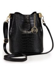 Mia Tomazzi Skórzana torebka "Mottarone" w kolorze czarnym - 20 x 24 x 15 cm rozmiar: onesize. Czarne torby na ramię Mia Tomazzi, bez wzorów, z materiału, na ramię, bez dodatków. Za 304.99 zł.