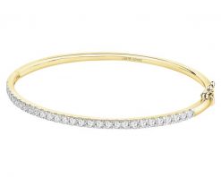 Bransoletki z żółtego złota z brylantami - 1,97 ct - próba 750. Żółte bransoletki Apart, z brylantem, złote. Za 25,990.00 zł.