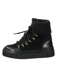 GANT Footwear Skórzane botki zimowe "Snowmont" w kolorze czarnym rozmiar: 37. Czarne botki GANT Footwear, na zimę, bez wzorów, z wełny, bez obcasa, na platformie, bez zapięcia. Za 305.29 zł.