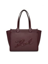 KARL LAGERFELD Torebka A4W30258 Bordowy. Czerwone torebki klasyczne KARL LAGERFELD, bez wzorów, ze skóry, bez dodatków. Za 999.99 zł.