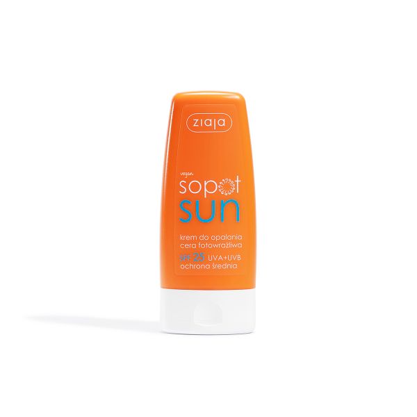 Krem do opalania cera fotowrażliwa SPF 25 UVA + UVB ochrona średnia Ziaja. Kremy do opalania Ziaja. Za 16.76 zł.
