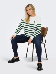 ONLY Dżinsy - Skinny fit - w kolorze granatowym rozmiar: 50/L32. Niebieskie jeansy Only, l, z aplikacjami, z materiału. Za 88.23 zł.