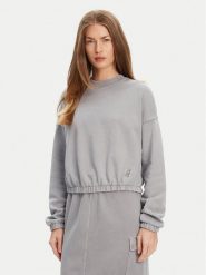United Colors Of Benetton Bluza 39BLD109O Szary Regular Fit. Szare bluzy United Colors of Benetton, xs, bez wzorów, z bawełny, bez kaptura. Za 159.99 zł.