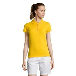 Damska Koszulka Polo Passion. Żółte koszulki polo SOL'S, m, bez wzorów, bez kołnierzyka, bez ramiączek. Za 68.99 zł.