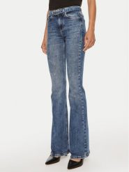 Pinko Jeansy Flora 100166 A22I Granatowy Flare Fit. Niebieskie jeansy Pinko, bez wzorów. Za 759.99 zł.