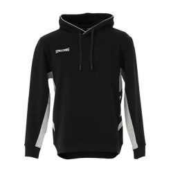 Bluza z kapturem Spalding Legacy. Czarne bluzy SPALDING, m, bez wzorów, z materiału, z kapturem. Za 353.50 zł.