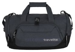 Torba sportowo-podróżna Kick Off S 23 L dla dorosłych unisex. Szare torby na ramię Travelite, bez wzorów, z materiału, sportowe, na ramię, bez dodatków. Za 157.54 zł.