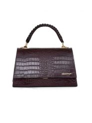 Mia Tomazzi Skórzana torebka "Giacomo" w kolorze bordowym - 28 x 17 x 10 cm rozmiar: onesize. Czerwone torby na ramię Mia Tomazzi, bez wzorów, z materiału, przez ramię, bez dodatków. Za 347.99 zł.