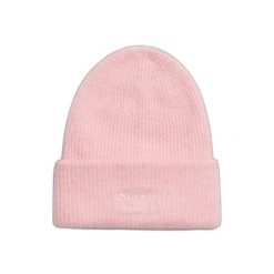 Kapelusz damski Superdry. Czerwone kapelusze Superdry, bez wzorów, z dzianiny. Za 127.55 zł.