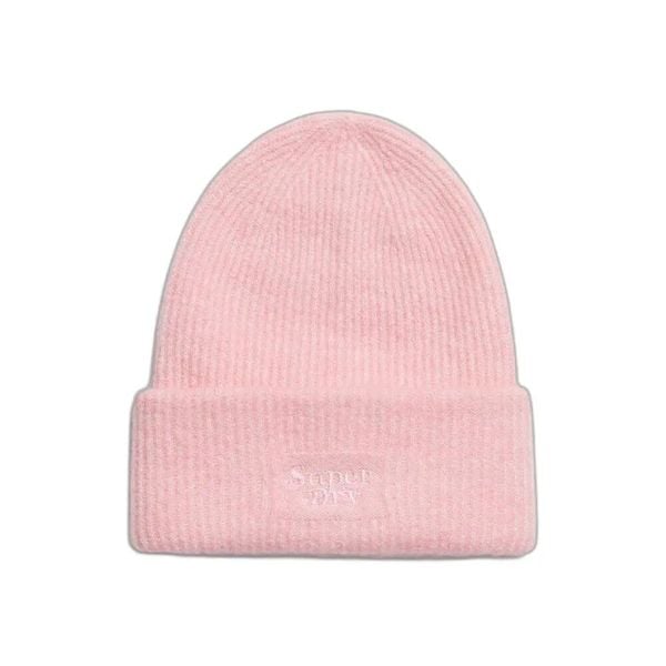 Kapelusz damski Superdry. Czerwone kapelusze Superdry, bez wzorów, z dzianiny. Za 131.00 zł.