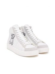 Goby Sneakersy w kolorze białym rozmiar: 40. Białe trampki Goby, bez wzorów, za kostkę, bez zapięcia. Za 252.99 zł.