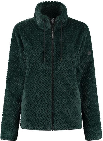 Damska bluza Kjelvik Wms Ann 60 zielona. Zielone bluzy Treksta, bez wzorów, z futra, bez kaptura. Za 127.67 zł.