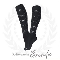 Skarpety do jazdy konnej damskie JD ATTACK Brenda. Czerwone skarpety JD ATTACK, bez wzorów. Za 49.00 zł.