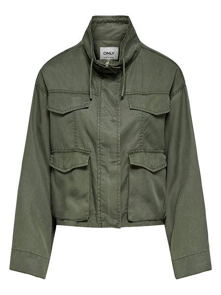 ONLY Kurtka przejściowa w kolorze khaki rozmiar: XS. Brązowe kurtki Only, s, bez wzorów, z wiskozy, bez kaptura. Za 164.95 zł.