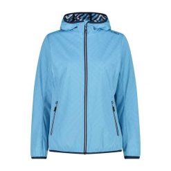 Kurtka przeciwdeszczowa damska z kapturem CMP. Niebieskie kurtki sportowe CMP, xl, bez wzorów, z kapturem, trekkingowe. Za 382.50 zł.