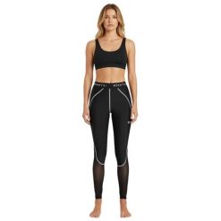 Legginsy treningowe damskie Morotai Performance Dual Mesh. Czarne bielizna sportowa MOROTAI, xl, bez wzorów, z elastanu. Za 142.00 zł.