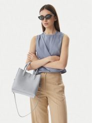 Furla Torebka Goccia S WB01949 ARE000 KH CRH00 Szary. Szare torebki klasyczne Furla, bez wzorów, ze skóry, bez dodatków. Za 1,389.00 zł.