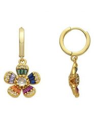 Luxenter Kolczyki-kreole z cyrkoniami rozmiar: onesize. Żółte kolczyki Luxenter, z cyrkonią, srebrne. Za 178.79 zł.