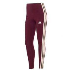Legginsy Adidas Sport W 3S Sj Leg Damskie. Brązowe legginsy Adidas, l, bez wzorów, z bawełny. Za 207.99 zł.