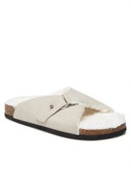 Home & Relax Kapcie AGK21110 Szary. Szare obuwie domowe Home & Relax, bez wzorów, ze skóry, bez zapięcia. Za 59.99 zł.