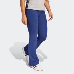 Legginsy fitness damskie ADIDAS. Niebieskie legginsy Adidas, s, bez wzorów, z bawełny. Za 129.99 zł.