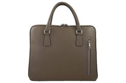 Torba skórzana na laptopa BARBERINI'S c. beżowa 899-9. Brązowe torby na laptopa Barberini's, bez wzorów, ze skóry, na ramię, małe. Za 366.99 zł.