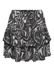 ONLY Spódnica mini Nova 15372459 Szary ciemny Regular Fit. Szare spódnice Only, xl, bez wzorów, z wiskozy, maxi. Za 129.99 zł.