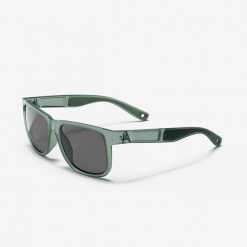 Okulary przeciwsłoneczne kat. 3 MH 140. Brązowe okulary przeciwsłoneczne QUECHUA, bez wzorów, z kauczuku, sportowe. Za 59.99 zł.