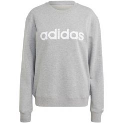 Bluza damska adidas Essentials Linear French Terry. Białe bluzy Adidas, xl, bez wzorów, bez kaptura. Za 199.00 zł.