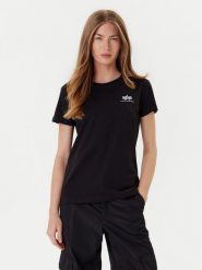 Alpha Industries T-Shirt Basic T Small Logo 196054 Czarny Regular Fit. Czarne t-shirty Alpha Industries, l, bez wzorów, z bawełny, bez kołnierzyka, bez ramiączek. Za 109.99 zł.