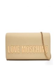 LOVE MOSCHINO Torebka JC4103PP1OKD0129 Beżowy. Brązowe torebki klasyczne Love Moschino, bez wzorów, ze skóry, bez dodatków. Za 699.99 zł.