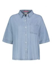 Sublevel Bluzka w kolorze błękitnym rozmiar: XL. Niebieskie bluzki Sublevel, xl, bez wzorów, z lyocellu, bez kołnierzyka, bez ramiączek. Za 104.99 zł.