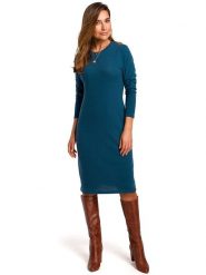 Stylove Sukienka w kolorze turkusowym rozmiar: L. Niebieskie sukienki Stylove, l, bez wzorów, bez kołnierzyka, bez ramiączek, midi. Za 176.08 zł.