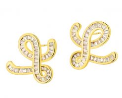 Kolczyki z mosiądzu pozłacane z cyrkoniami. Kolczyki Artelioni, z cyrkonią, pozłacane. Za 199.00 zł.