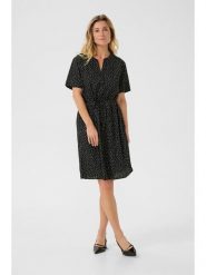 Kaffe Sukienka w kolorze czarnym rozmiar: 38. Czarne sukienki Kaffe, na imprezę, s, bez wzorów, z wiskozy, klasyczne, bez kołnierzyka, bez ramiączek, midi. Za 87.40 zł.