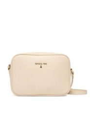 Patrizia Pepe Torebka CB8985/L001-W405 Écru. Listonoszki Patrizia Pepe, bez wzorów, ze skóry, bez dodatków. Za 689.99 zł.