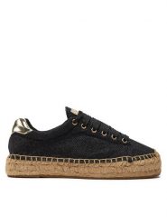 Replay Espadryle GWF22 .000.C0024S Czarny. Czarne espadryle Replay, bez wzorów, ze skóry, bez obcasa, bez zapięcia. Za 319.99 zł.