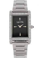 Sophie & Freda Zegarek kwarcowy "Wilmington" w kolorze srebrno-czarnym rozmiar: onesize. Szare, analogowe zegarki Sophie & Freda, metalowe. Za 260.99 zł.