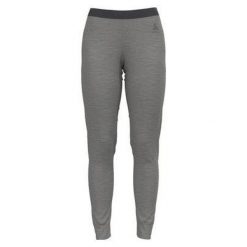 Legginsy termoaktywne damskie ODLO Merino 200 BL Bottom Long. Fioletowe bielizna sportowa Odlo, l, bez wzorów, z wełny. Za 565.79 zł.