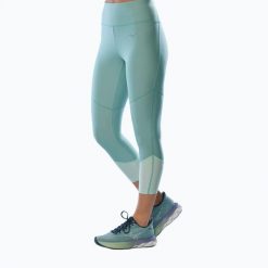 Legginsy damskie Mizuno Impulse Core 3/4. Niebieskie legginsy Mizuno, s, bez wzorów, z elastanu, do biegania. Za 119.99 zł.